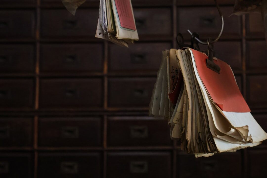 detective reading case files