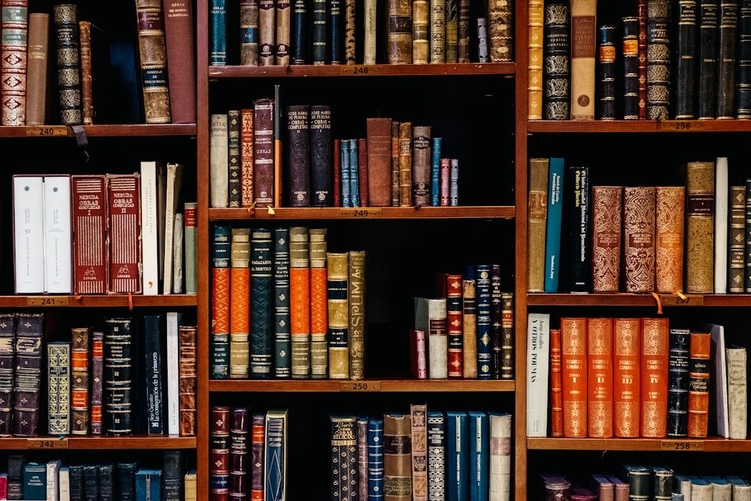 old library books